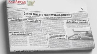 "Yeni Azərbaycan" qəzeti “Əmək və məşğulluq” altsisteminin (ƏMAS) əmək münasibətlərində şəffaflığın təmin olunmasında, məşğulluq xidmətlərinin səmərəliliyinin artırılmasında, insan resurslarının effektiv idarəçiliyində mühüm rolundan bəhs edən məqalə dərc edib