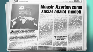 "Səs" qəzetində sosial rifahın daha da yaxşılaşdırılması və sosial ədalətin təmin edilməsi məqsədilə ölkəmizdə həyata keçirilən ardıcıl və kompleks islahatlardan bəhs edən məqalə dərc olunub