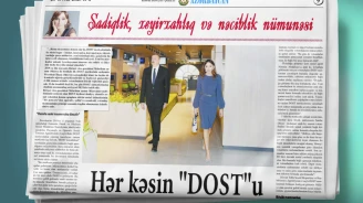 "Azərbaycan" qəzetində DOST Agentliyinin fəaliyyətindən bəhs edən məqalə dərc olunub