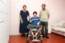 Another group of people with disabilities was presented with mobile rehabilitation equipment