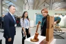 Vice-President of Heydar Aliyev Foundation, Leyla Aliyeva and President of Baku Media Center, Arzu Aliyeva visited the inclusive exhibition presented at COP29