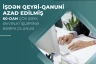 İşdən qeyri-qanuni azad edilmiş 60-dan çox şəxs əvvəlki işlərinə bərpa olunub