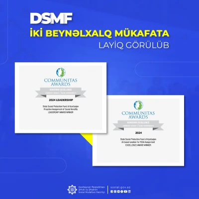 DSMF daha iki beynəlxalq mükafata layiq görülüb