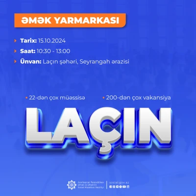 Laçın və Şuşada əmək yarmarkaları təşkil ediləcək