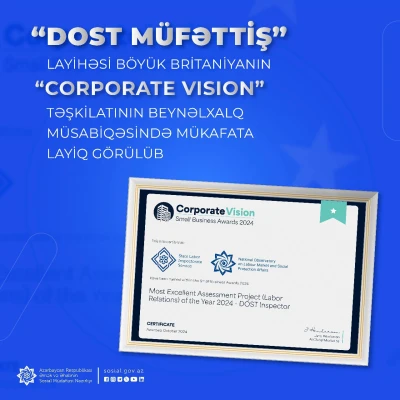 The "DOST Inspector" project was awarded at the international competition by the UK’s "Corporate Vision" organization