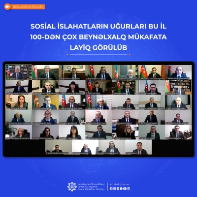 Sosial islahatların uğurları bu il 100-dən çox beynəlxalq  mükafata layiq görülüb