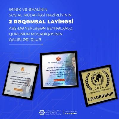 Nazirliyin 2 rəqəmsal layihəsi ABŞ-də yerləşən beynəlxalq  qurumun müsabiqəsinin qalibləri olub