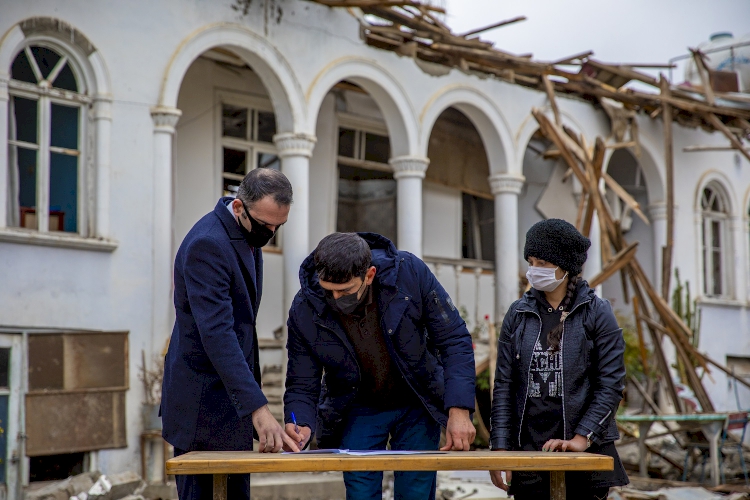 Daha bir qrup şəhid ailəsi və erməni terrorundan əziyyət çəkən mülki şəxs üçün kiçik təsərrüfatlar yaradıldı